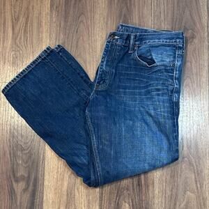 JF J Ferrar Jeans Men 38x30 Blue Classic Denim Straight Fit Stylish